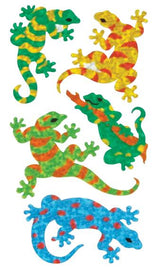 Bulk Roll Prismatic Stickers, Geckos (50 Repeats) by Present Paper