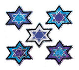 Bulk Roll Prismatic Stickers, Mico Stars of David (100 Repeats) by Present Paper