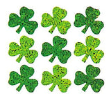 Bulk Roll Prismatic Stickers, Micro Shamrocks (100 Repeats) by Present Paper