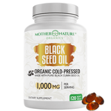 Black Seed Oil Capsules 1,000mg (Softgel) by Mother Nature Organics