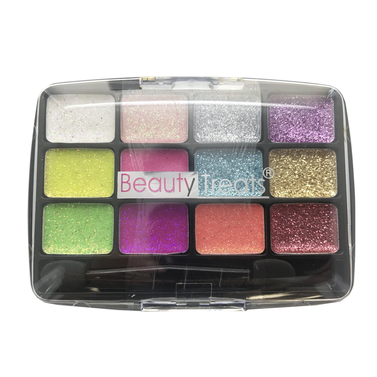 BEAUTY TREATS 12 Colors Glitter Palette - Confetti