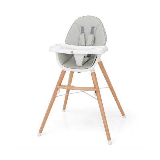 Baby High Chair with Dishwasher Safe Tray-Gray