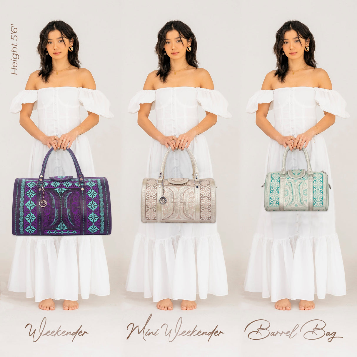 Mini Weekender Bag by Banda Bags