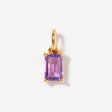 Amethyst Necklace Charm by Little Sky Stone