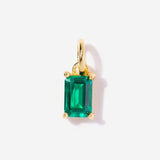 Emerald Necklace Charm by Little Sky Stone