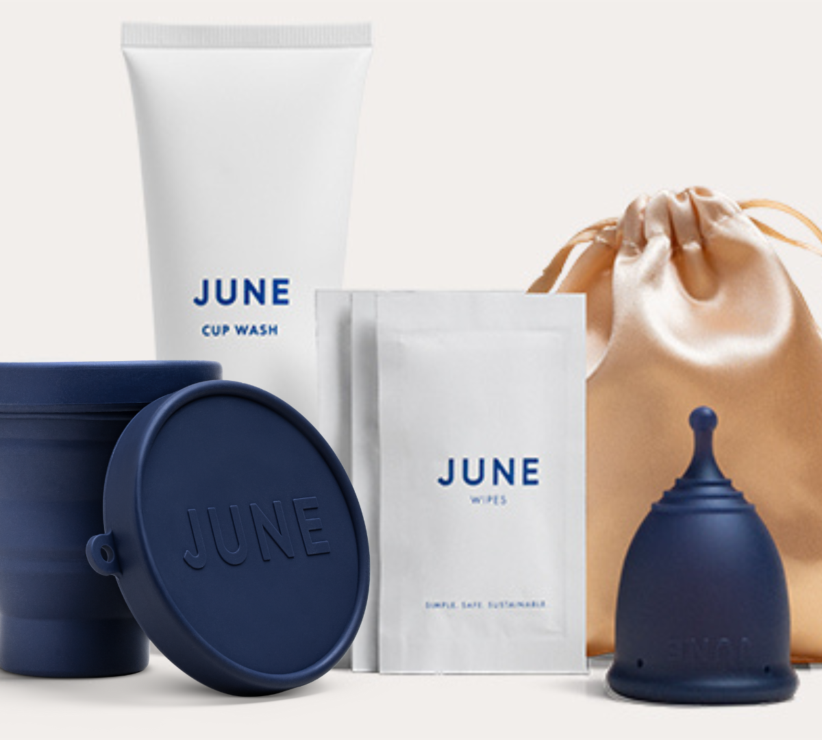 The Basic Firm Cup Kit by JUNE | The Original June Menstrual Cup