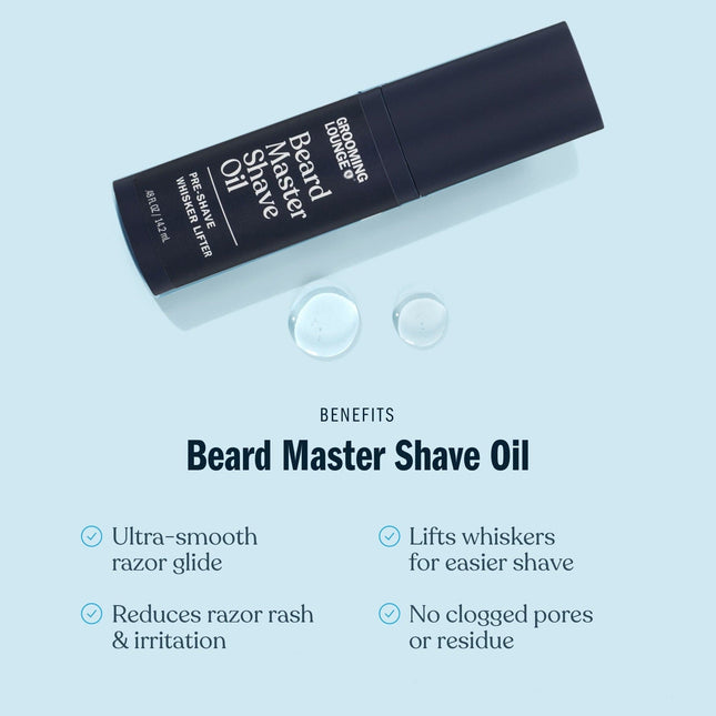 Grooming Lounge Beard Master Shave Oil by Grooming Lounge