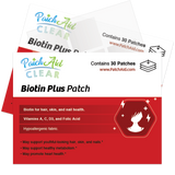 Biotin Plus Vitamin Patch for Hair, Skin, and Nails by PatchAid