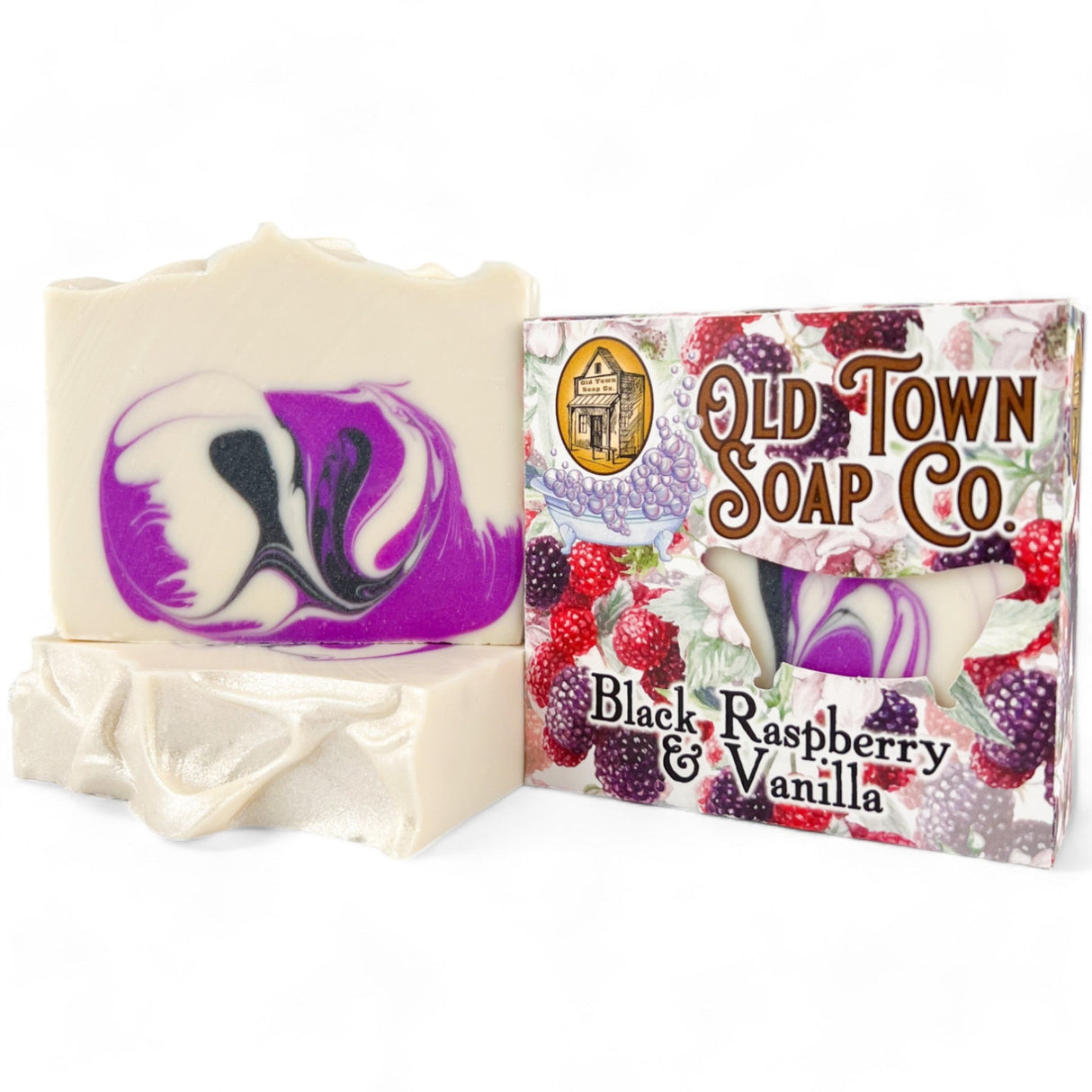 Black Raspberry & Vanilla -Bar Soap by Old Town Soap Co.