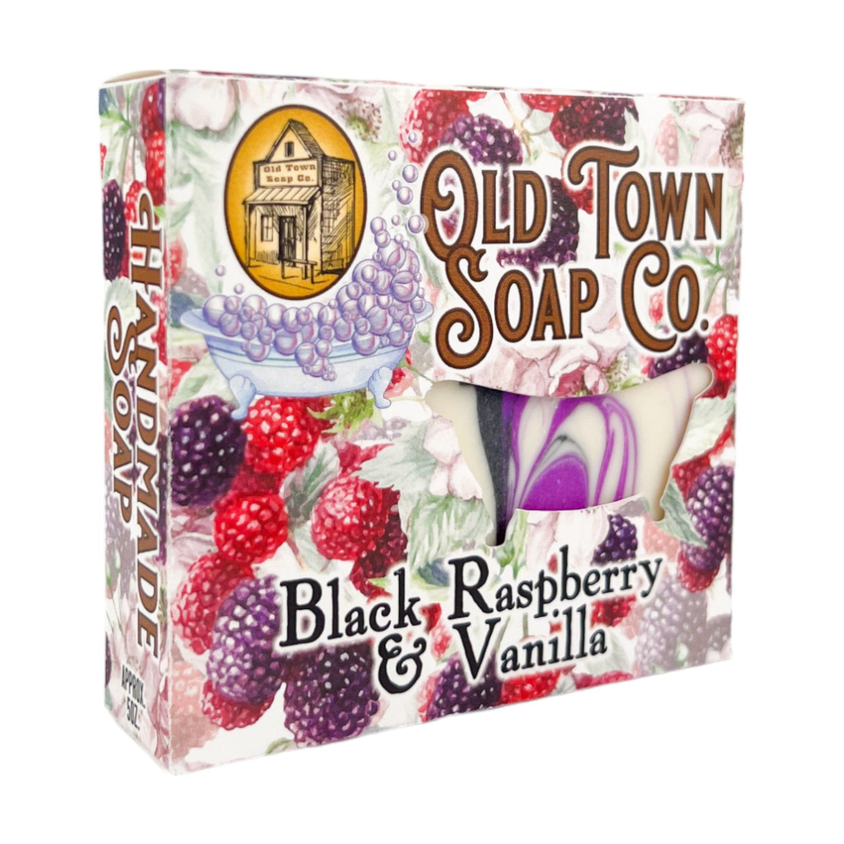 Black Raspberry & Vanilla -Bar Soap by Old Town Soap Co.