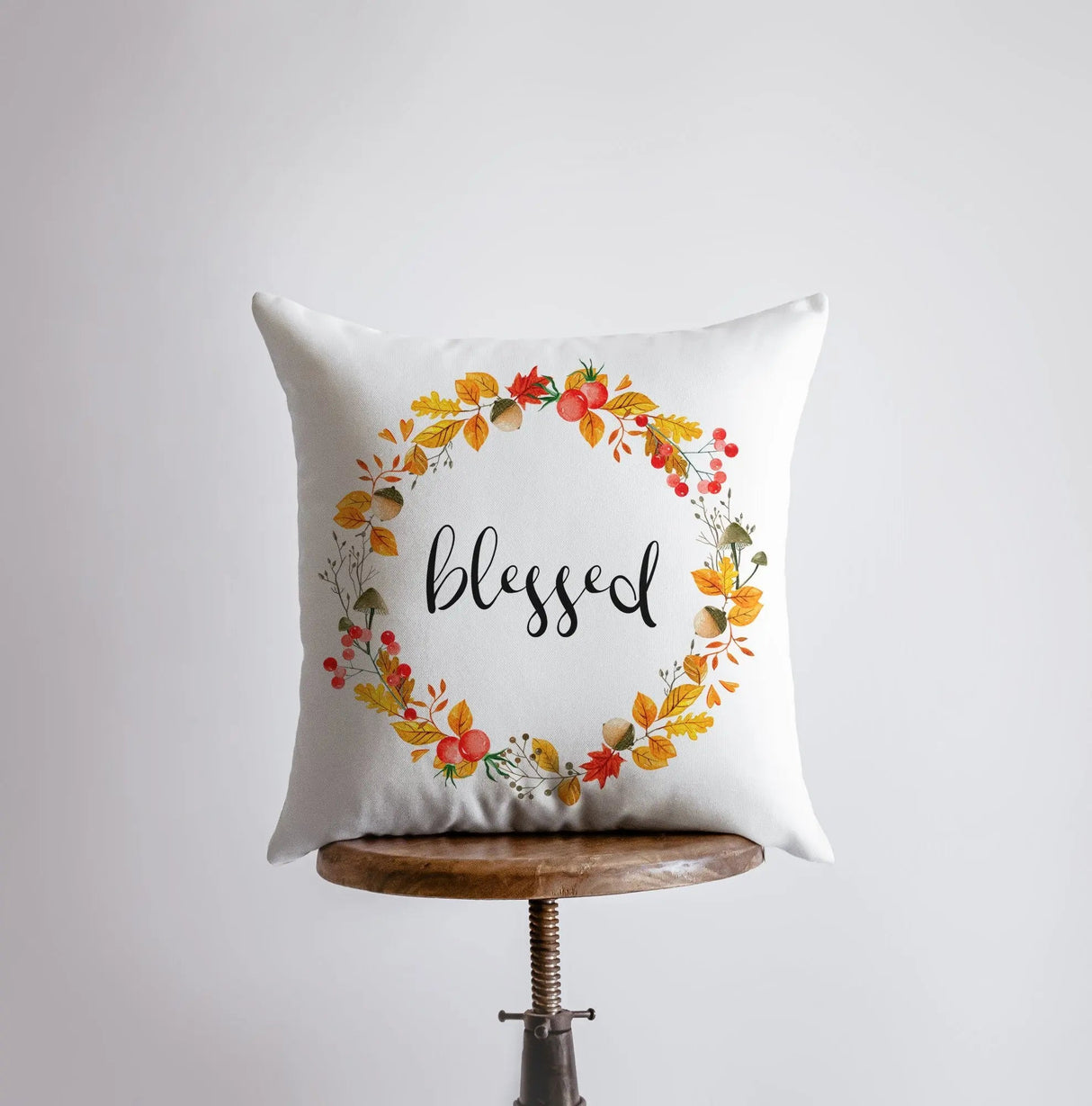 Blessed Pillow Cover |  Fall Thanksgiving Decor | Farmhouse Pillows | Country Decor | Fall Throw Pillows | Cute Throw Pillows | Gift for her by UniikPillows