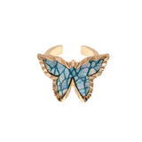 Patterned Butterfly Ring by Madeline Love