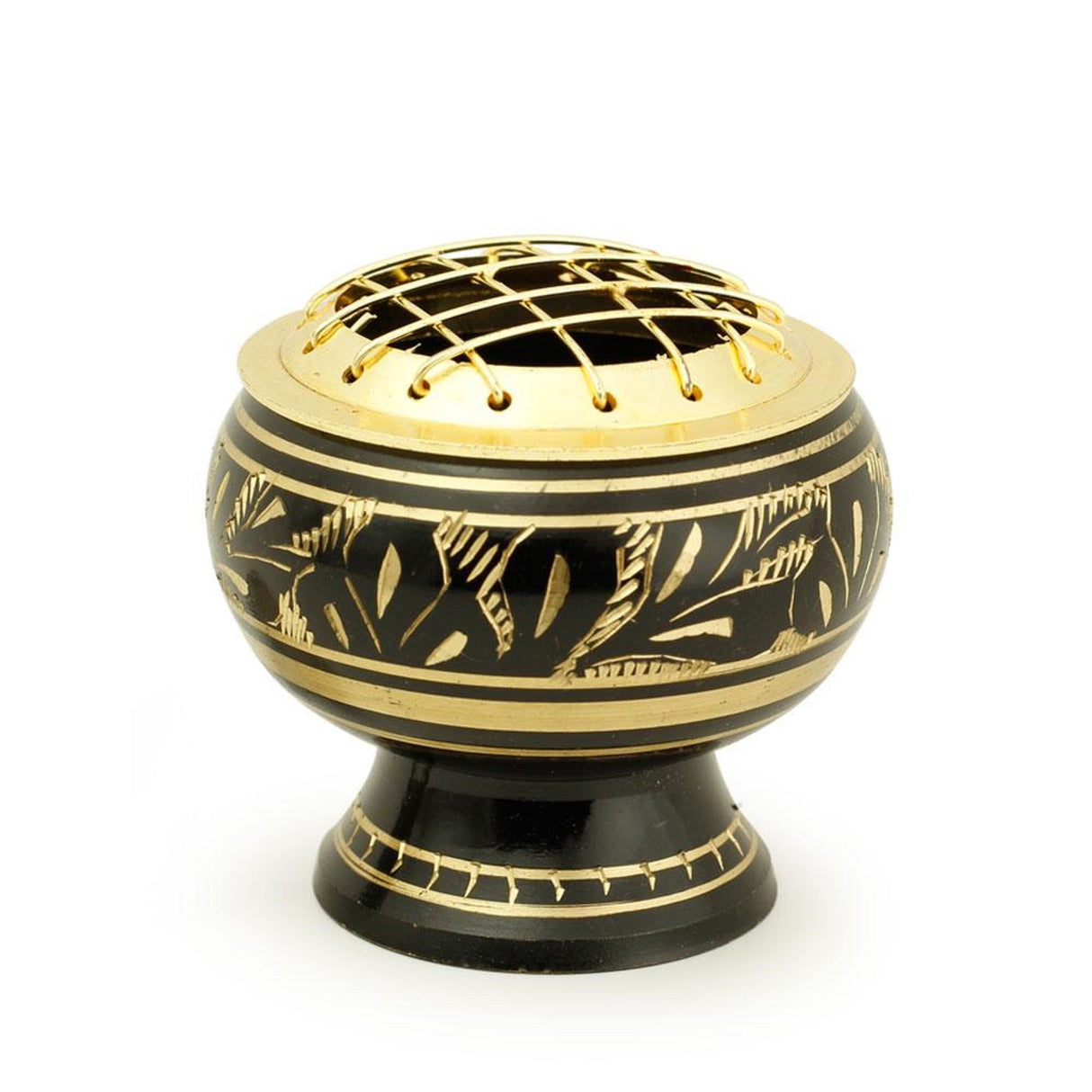 Black Brass Burner with Net Top by OMSutra