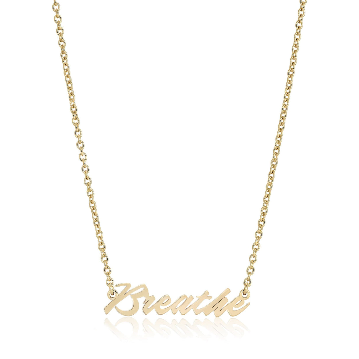 Breathe Necklace by eklexic jewelry