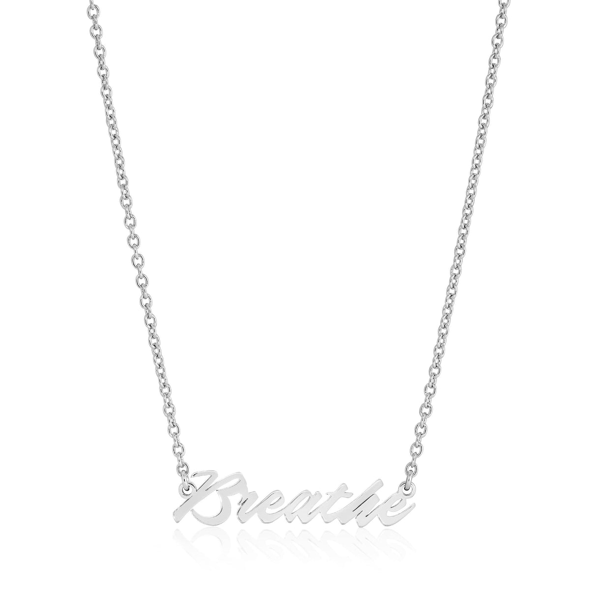 Breathe Necklace by eklexic jewelry