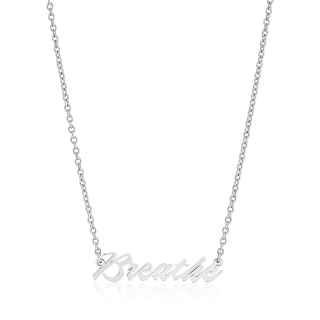 Breathe Necklace by eklexic jewelry