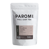 Bourbon Vanilla Black Tea, Full Leaf, in Pyramid Tea Bags by Paromi Tea