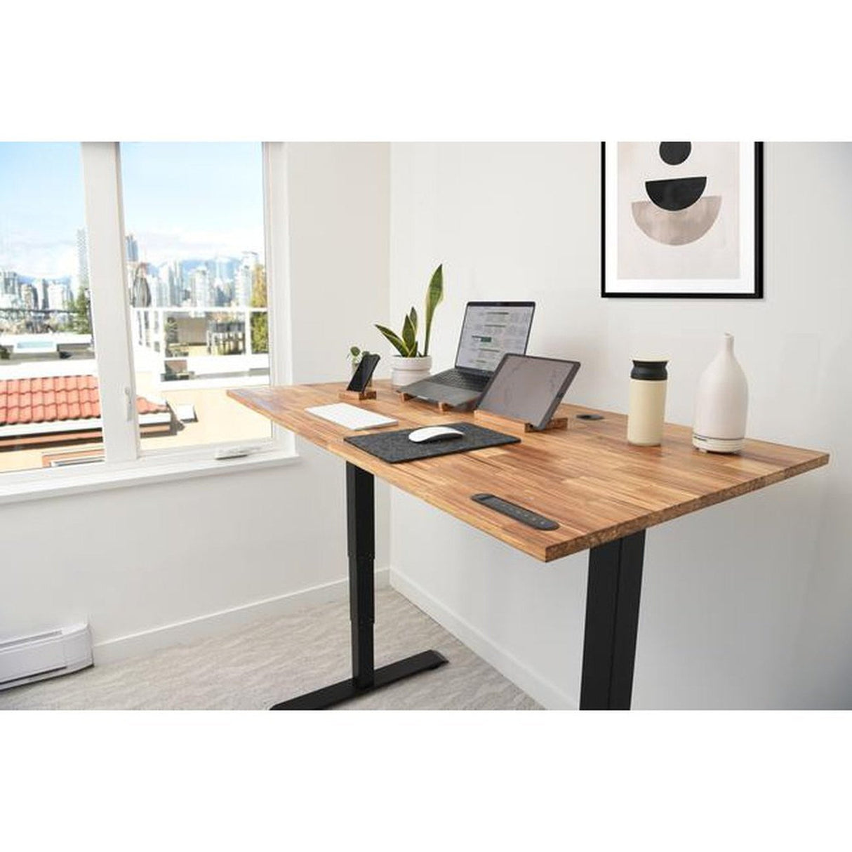 Business Office Standing Desk by EFFYDESK by Level Up Desks