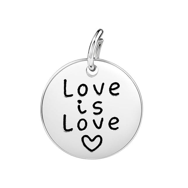 Love Is Love Circle Gay Pride Charms by Fundraising For A Cause