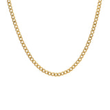 C014G B.Tiff Gold Curb Link Chain Necklace by B.Tiff New York