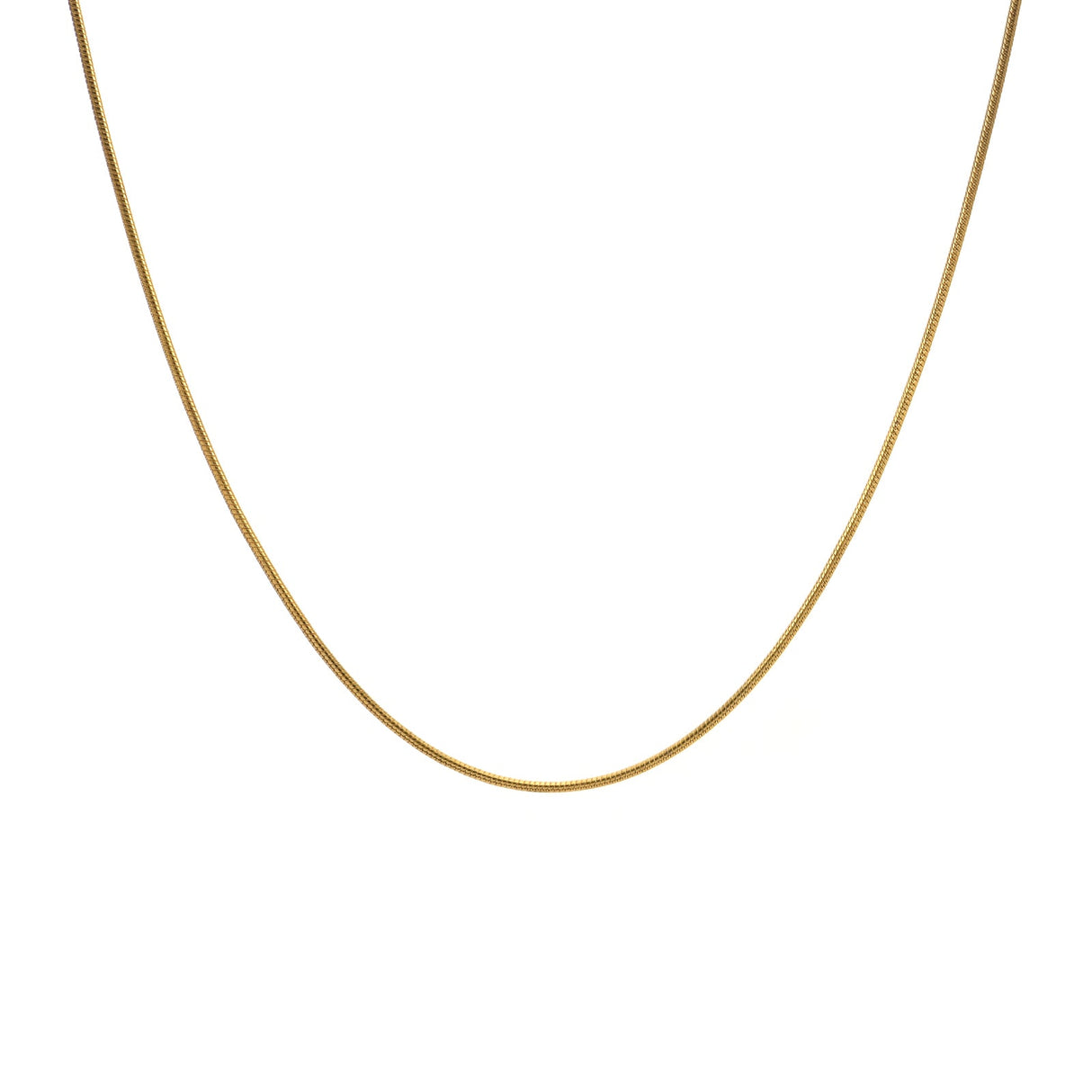 C030G B.Tiff Thin Gold Plated Coil Chain by B.Tiff New York