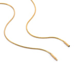 C030G B.Tiff Thin Gold Plated Coil Chain by B.Tiff New York