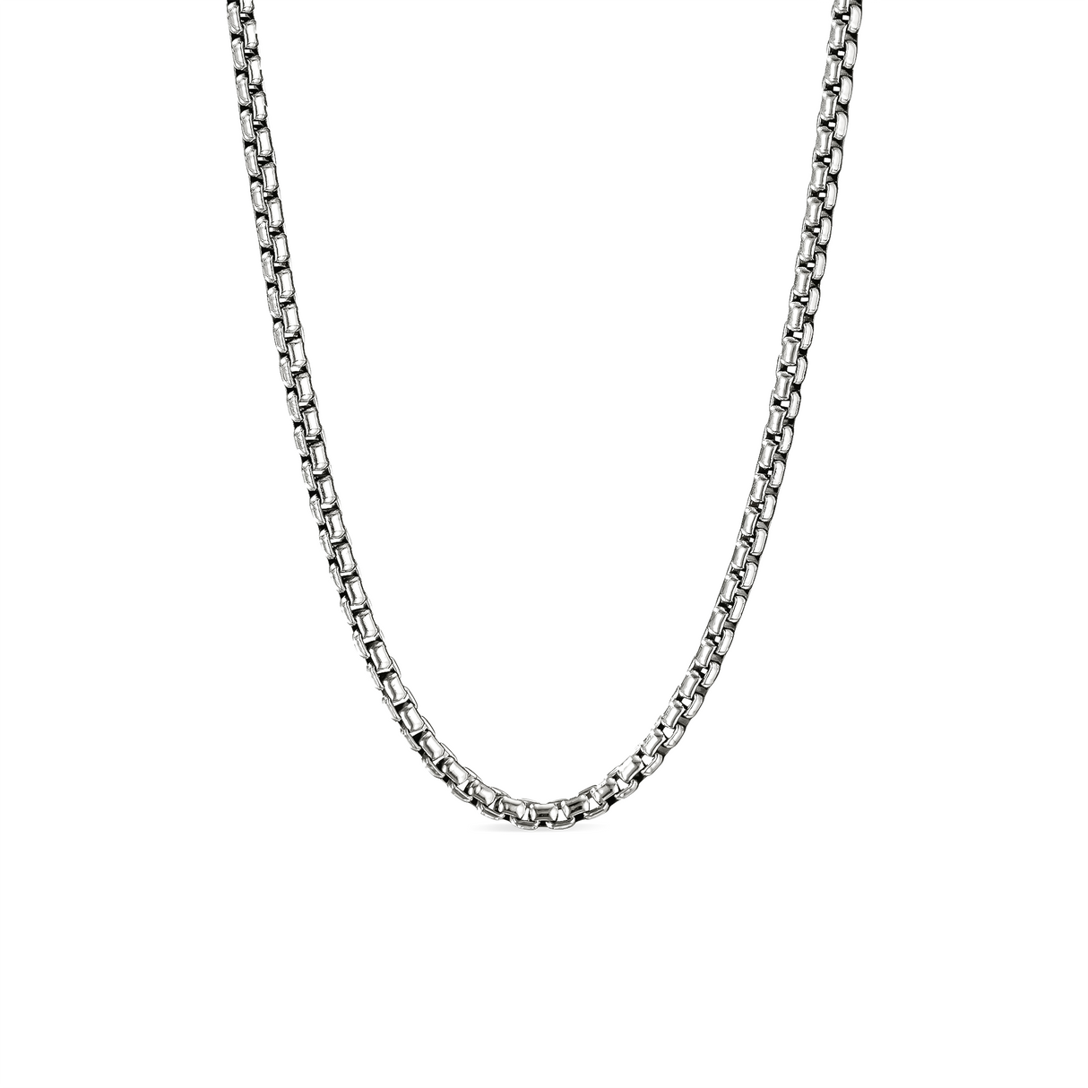 C049W B.Tiff Round Box Chain by B.Tiff New York