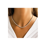 C103W B.Tiff 3mm Tennis Necklace by B.Tiff New York