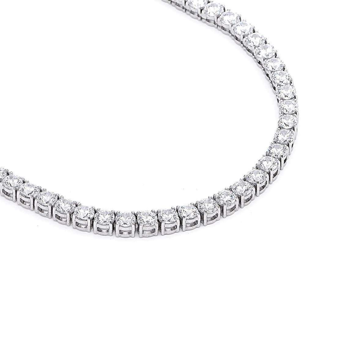 C105W B.Tiff 5mm Tennis Necklace by B.Tiff New York