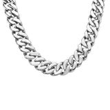 C160W B.Tiff 16mm Flat Cuban Link Necklace by B.Tiff New York