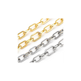 C200G B.Tiff High Polish Gold Paperclip Chain Necklace by B.Tiff New York