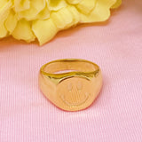 Stamped Smile Ring by Ellisonyoung.com