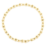 C525G B.Tiff Gold Horseshoe Link Chain Necklace by B.Tiff New York