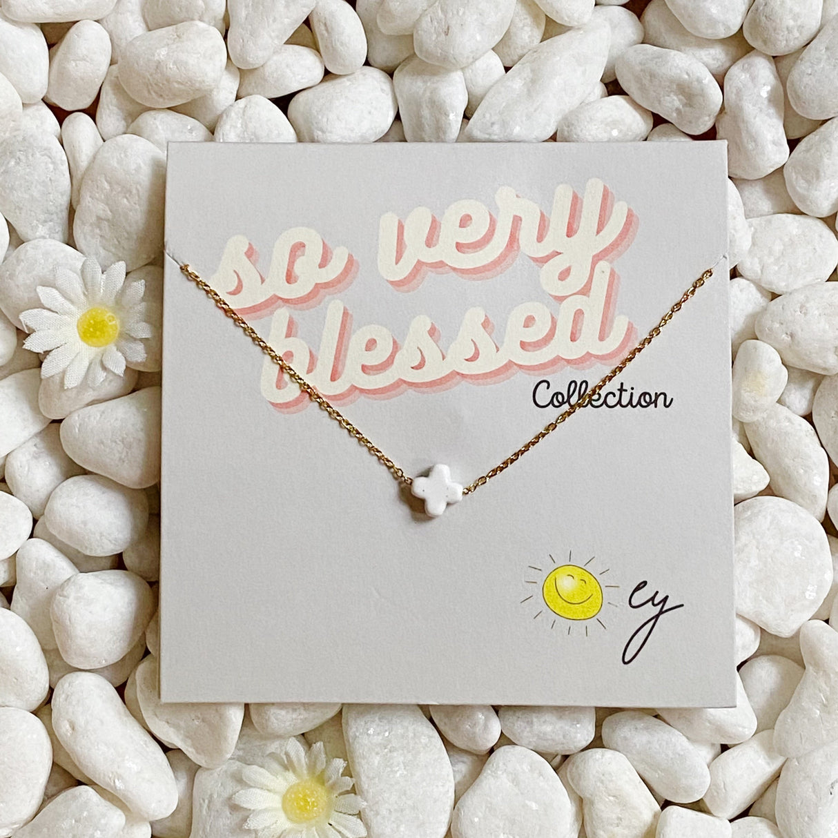 So Very Blessed Cross Necklace by Ellisonyoung.com