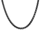 C550GM B.Tiff French Braid Gun Metal Chain Necklace by B.Tiff New York