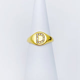 Shine Me Initial Ring by Ellisonyoung.com