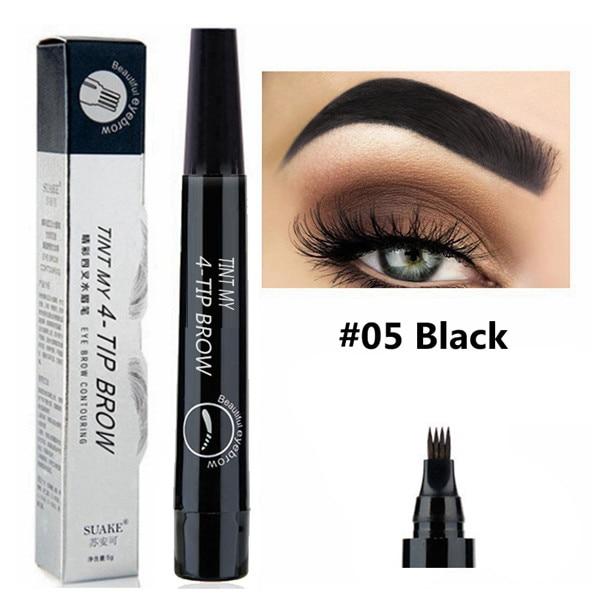 4-TIP Waterproof BROW Liquid Eyebrow Pencil by Js House