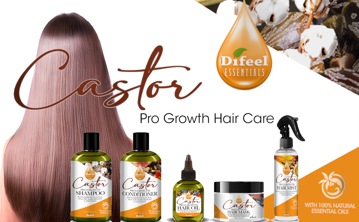 Difeel Essentials Castor Pro-Growth - Conditioner 12 oz. by difeel - find your natural beauty