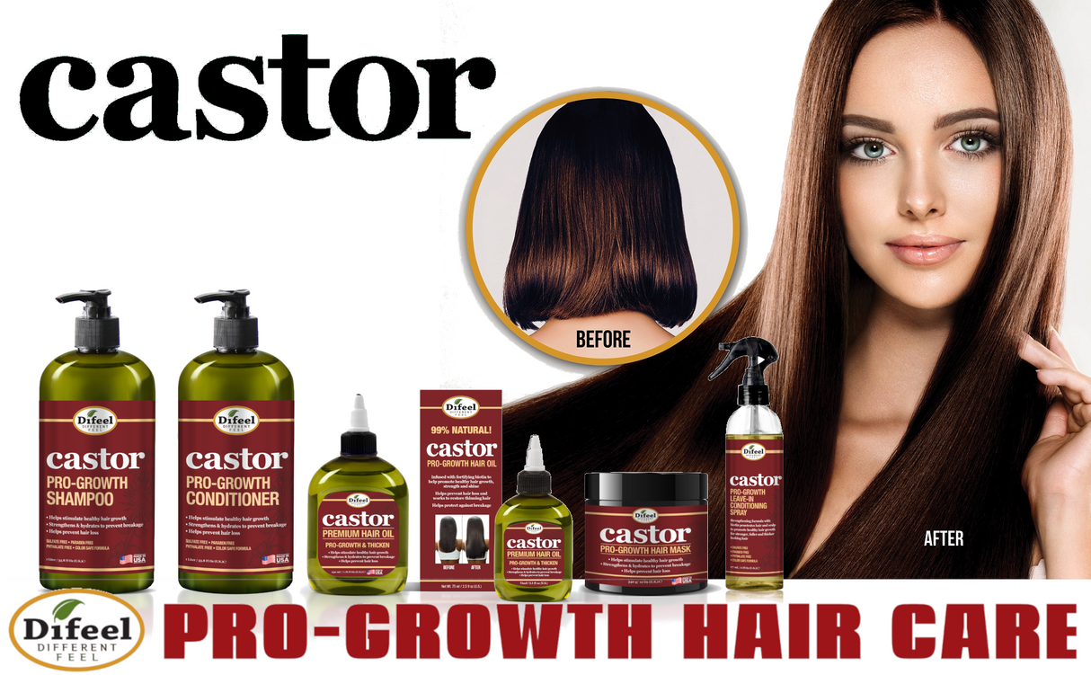 Difeel Castor Pro-Growth Conditioner 33 oz. by difeel - find your natural beauty