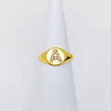 Shine Me Initial Ring by Ellisonyoung.com