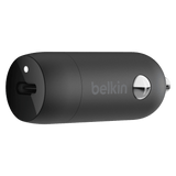 Belkin Boost Charge USB C Car Charger 20W and USB C to Apple Lightning Cable 4ft by Belkin