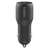 Belkin Dual Port USB A Car Charger 24W by Belkin