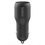 Belkin Boost Up Charge Dual Port USB A PD Car Charger 37W with PPS by Belkin