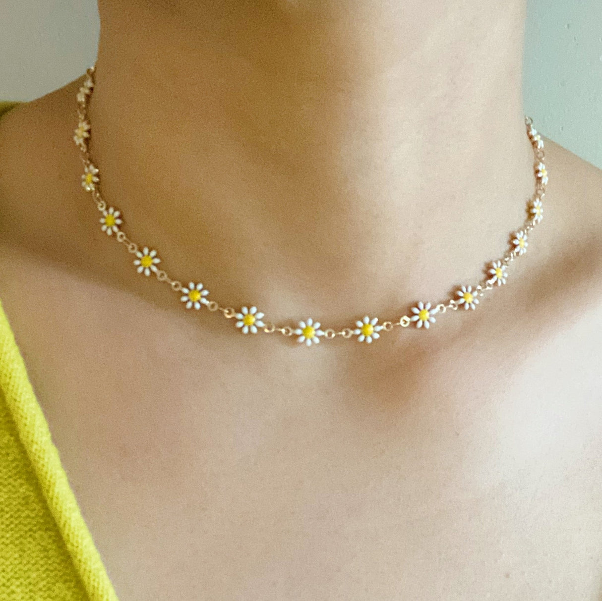 All Around Daisy Necklace by Ellisonyoung.com