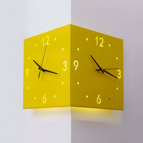 Motion Sensor Backlit Corner Clock by EP Light