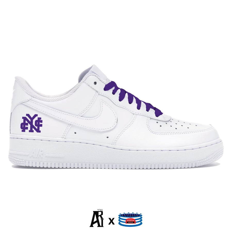 "CCNY" Nike Air Force 1 Low Shoes by Stadium Custom Kicks