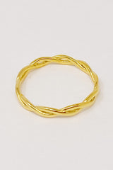 Dainty Twisted Rope Ring by Ellisonyoung.com