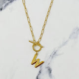 Modern Classic Initial Necklace by Ellisonyoung.com