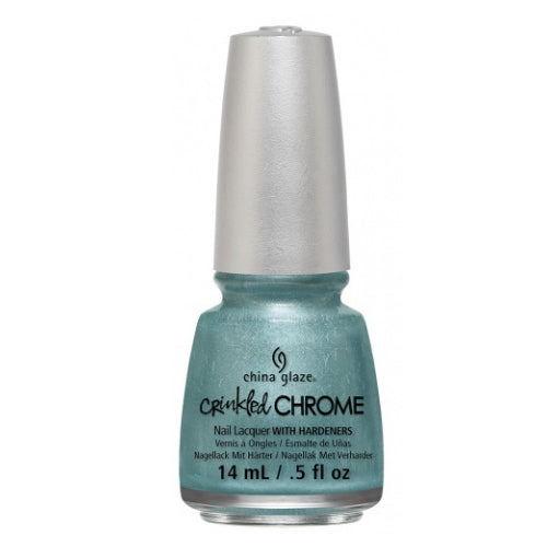 CHINA GLAZE Nail Lacquer - Crinkled Chrome - Don't Be Foiled