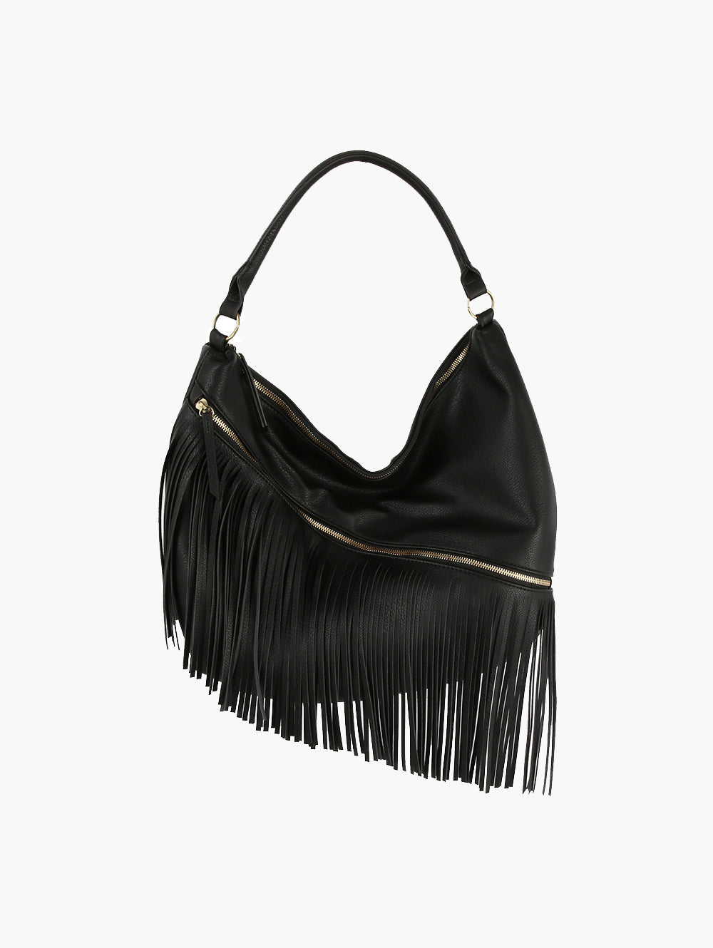 Women Fringed Tassel Shoulder Handbag Purse by hfstylish